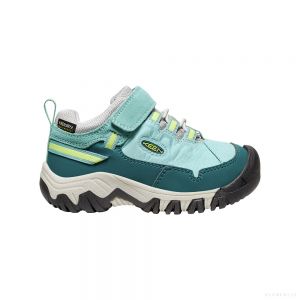  KEEN Kids' TARGHEE IV LOW WP (REEF WATERS/DAIQUIRI GREEN)