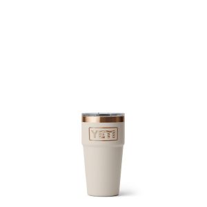 YETI RAMBLER 20 OZ STACKABLE CUP WITH MAGSLIDER LID FOH CAPE TAUPE