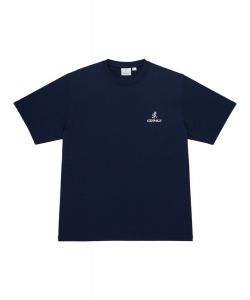 Gramicci UNISEX ONE POINT LOGO TEE (NAVY)