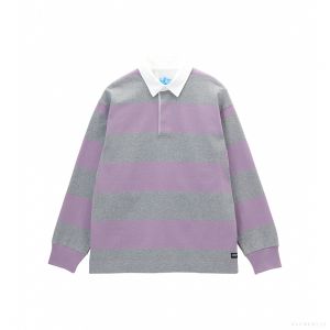 Gramicci MEN'S LANGDON RUGBY SHIRT (HEATHER / PURPLE)