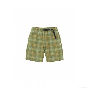 Gramicci MEN'S HEMP G-SHORT PLAID (PLAID)