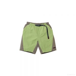 Gramicci MEN'S NYLON BLOCK SHORT (JADE GREEN)