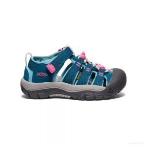 KEEN Kids' NEWPORT H2 (LEGION BLUE/HOT PINK)