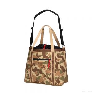 Topo Designs LIMITED EDITION MOUNTAIN UTILITY TOTE DUCK CAMO