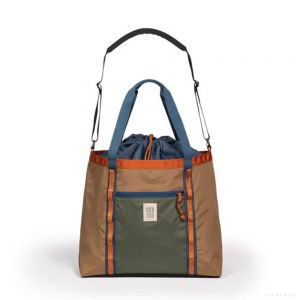 Topo Designs MOUNTAIN UTILITY TOTE OLIVE/DARK KHAKI