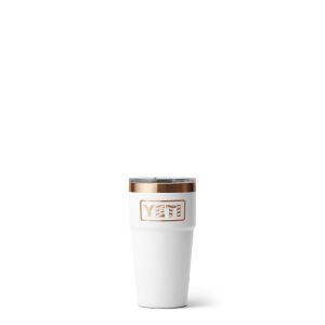 YETI RAMBLER 20 OZ STACKABLE CUP WITH MAGSLIDER LID FOH WHITE