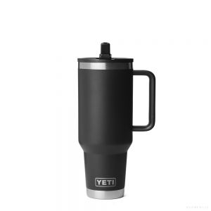 YETI RAMBLER 40 OZ TRAVEL STRAW MUG BLACK