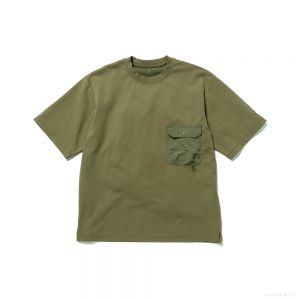 Snow Peak INSECT SHIELD T-SHIRT (OLIVE)