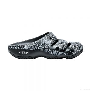Men's Yogui Black Marble Slide | KEEN | KEEN Footwear