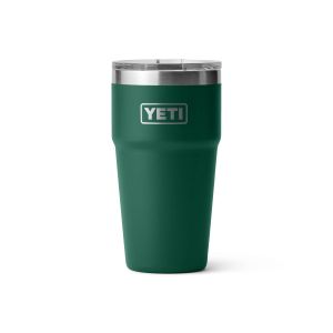 YETI RAMBLER 20 OZ STACKABLE CUP WITH MAGSLIDER LID BLACK FOREST GREEN