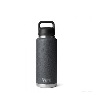 YETI RAMBLER 36 OZ BOTTLE CHUG BLACK STONE