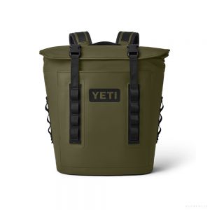 YETI HOPPER M12 BACKPACK COOLER OLIVE