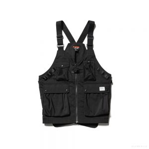 NANGA Men's HINOC RIPSTOP FIELD VEST (BLACK)