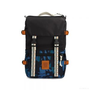Topo Designs ROVER PACK CLASSIC  BLACK/TECTONIC