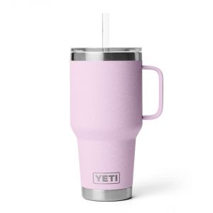  YETI RAMBLER 35 OZ MUG WITH STRAW LID CHERRY BLOSSOM