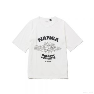 NANGA DRY MIX OEMS TEE #2 (WHITE)