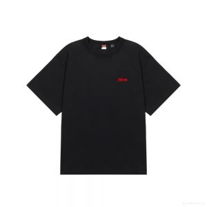 NANGA Men's ECO HYBRID TEE(BWK PT) (BLACK)