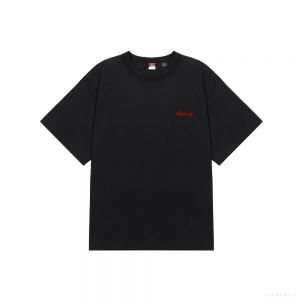NANGA Men's ECO HYBRID TEE(GL PT) (BLACK)