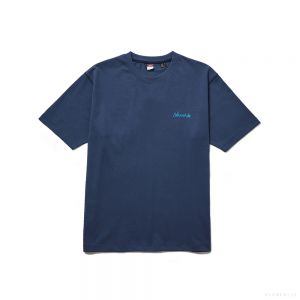 NANGA Men's ECO HYBRID TEE(GL PT) (NAVY)