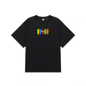 NANGA Men's ECO HYBRID TEE(SB PT) (BLACK)