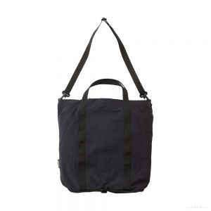 Gramicci NYLON PACKABLE EXPLORER TOTE BLACK #F