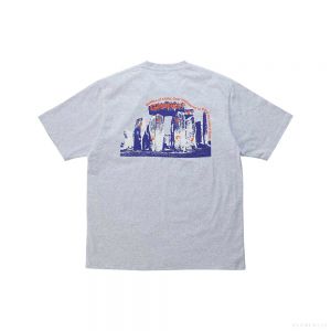  Gramicci UNISEX STONEHENGE TEE GREY HEATHER