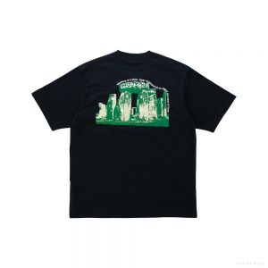  Gramicci UNISEX STONEHENGE TEE VINTAGE BLACK