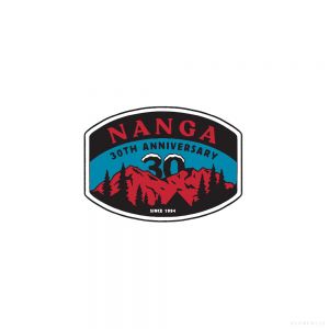NANGA 30TH ANNIVERSARY STICKER (BLUE×RED) #F