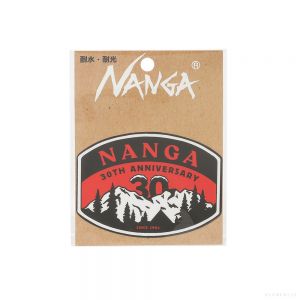 NANGA 30TH ANNIVERSARY STICKER (REDxBLACK) #F