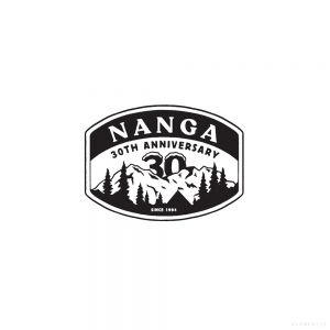 NANGA 30TH ANNIVERSARY STICKER (WHITEXBLACK) #F