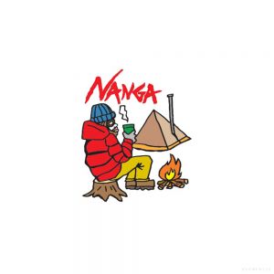 NANGA×USHIODA HIROAKI STICKER (TAKIBI) #F