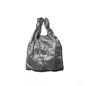 NANGA POCKETABLE ECO BAG (LIVE THE LIFE) (GREY) #F