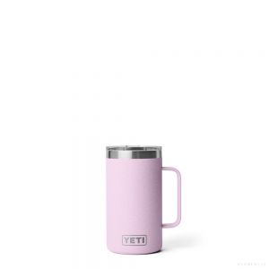  YETI RAMBLER 24 OZ MUG WITH MAGSLIDER LID CHERRY BLOSSOM
