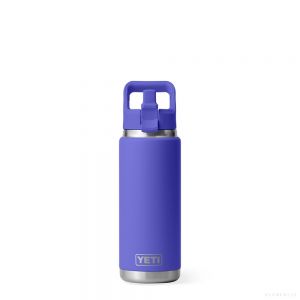 YETI RAMBLER 26 OZ BOTTLE WITH STRAW CAP ULTRAMARINE VIOLET