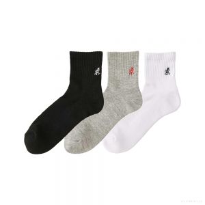 Gramicci SX-M05 BASIC SHORT SOCKS C #25-27CM