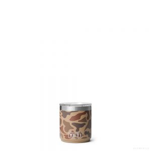 YETI RAMBLER 10 OZ LOWBALL 2.0 WITH MAGSLIDER LID WETLANDS CAMO