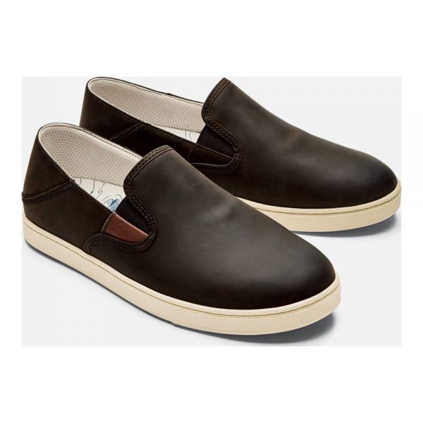 Olukai Men Kahu Ili Dk Wood Tapa