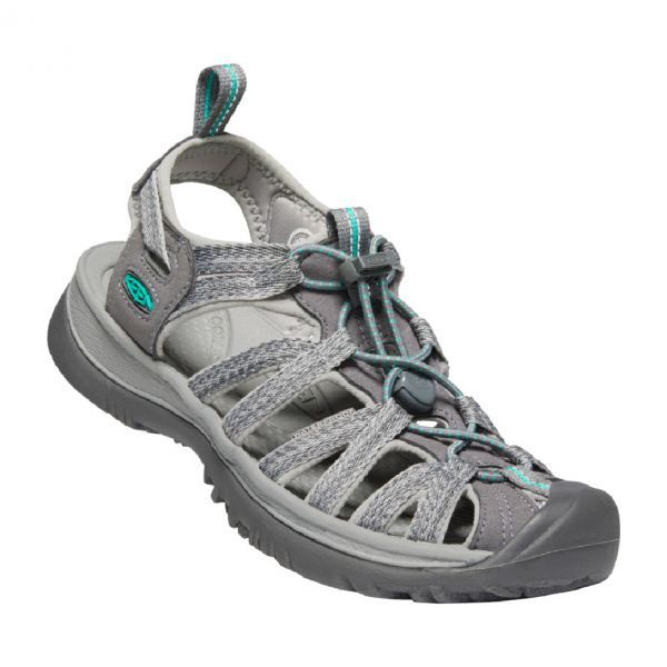 KEEN Women s WHISPER MEDIUM GREY PEACOCK GREEN