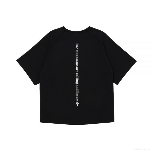 多様な ECO NANGA HYBRID #F (BLACK) TEE ECHO メンズウェア