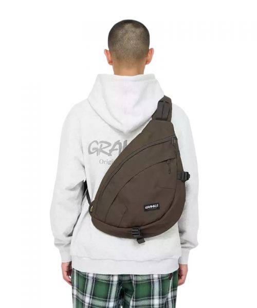 Gramicci CORDURA SLING BAG BROWN F