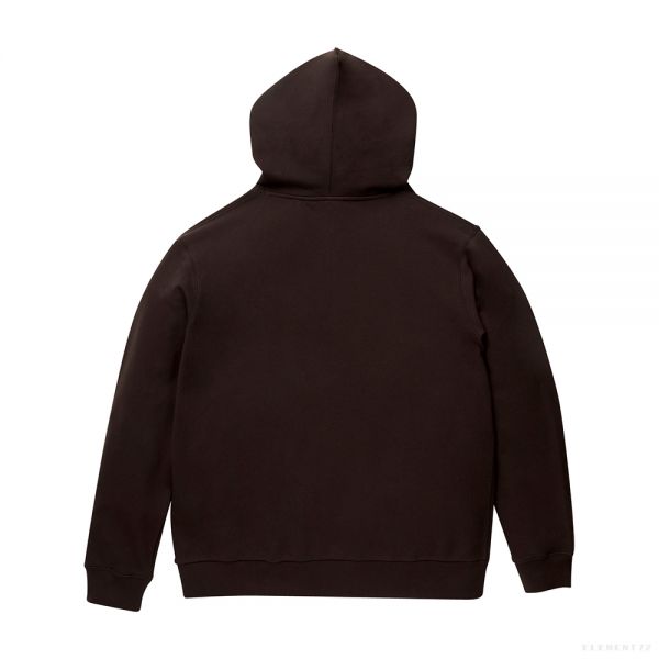 Gramicci UNISEX GPS HOODED SWEATSHIRT DARK BROWN