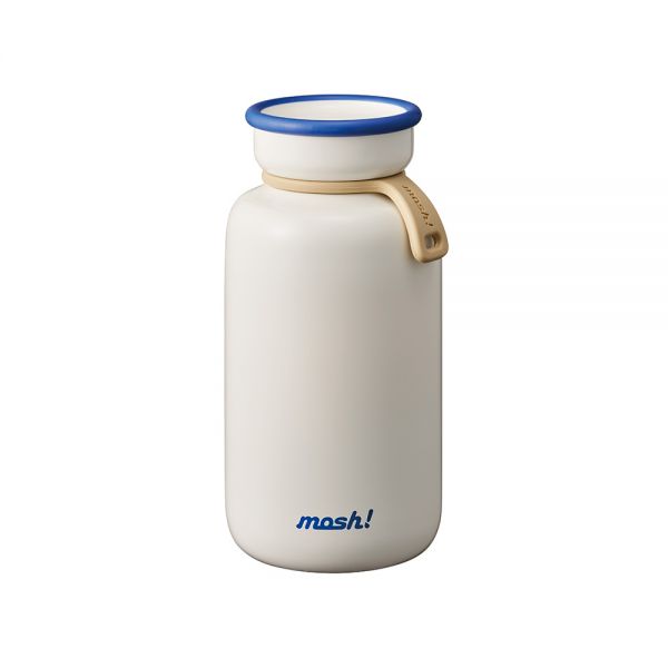 Mosh LATTE STAINLESS BOTTLE 450 ML WHITE