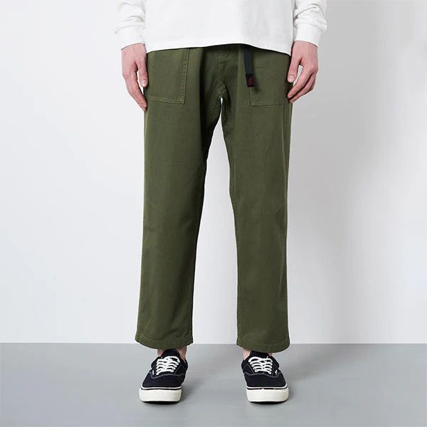 Gramicci UNISEX LOOSE TAPERED PANTS OLIVE