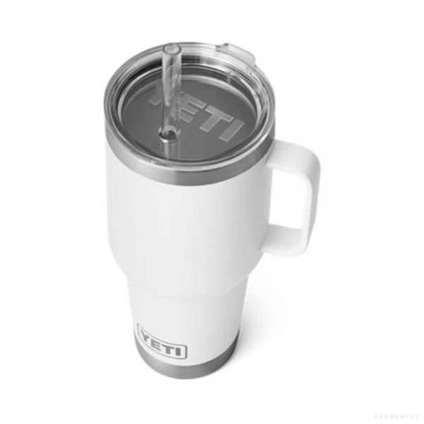 YETI RAMBLER 35 OZ MUG WITH STRAW LID WHITE