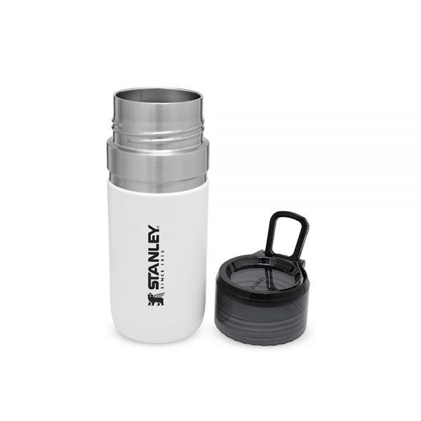 STANLEY Go Vacuum Bottle 15.89 oz White Splash Guard Included