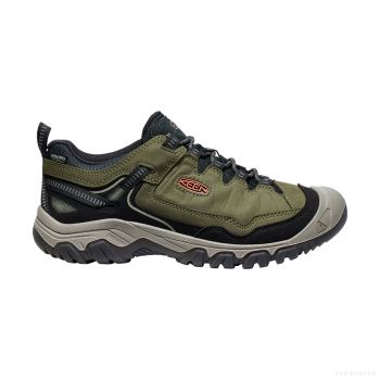KEEN Men's TARGHEE IV WP (DARK OLIVE/GOLD FLAME)