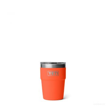 YETI RAMBLER 16 OZ STACKABLE CUP WITH MAGSLIDER LID PAPAYA