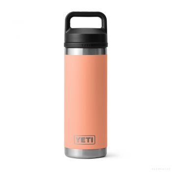 YETI RAMBLER 18 OZ BOTTLE CHUG LOWCOUNTRY PEACH