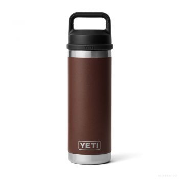 YETI RAMBLER 18 OZ BOTTLE CHUG WETLANDS BROWN