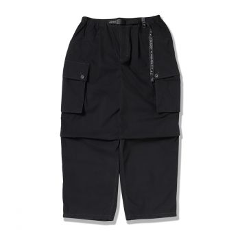 Gramicci MEN'S MILITARY WIDE PANT BLACK